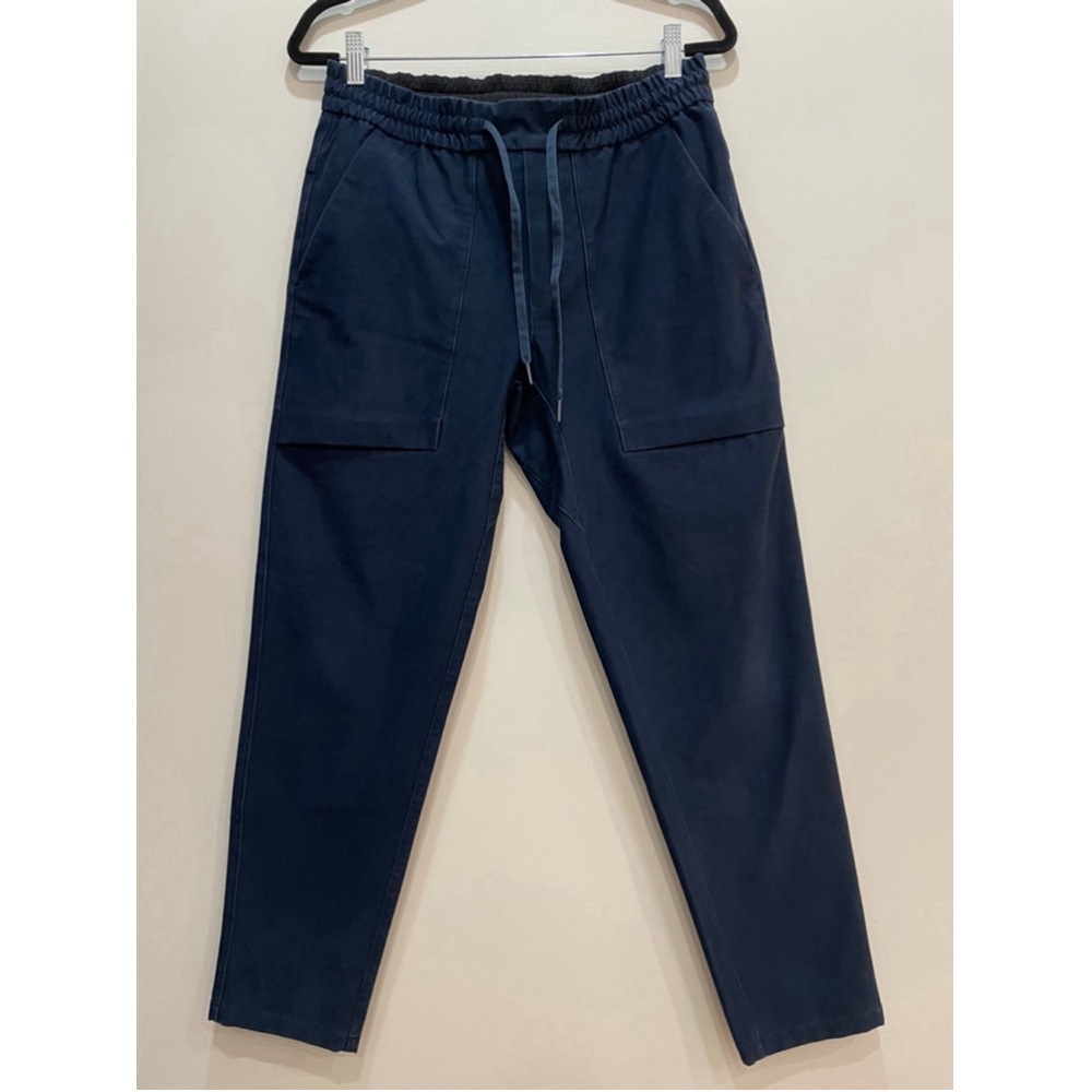 Lululemon Bowline Pant *Utilitech 30" Navy Blue Ankle 2021 Pull on Beachy Office